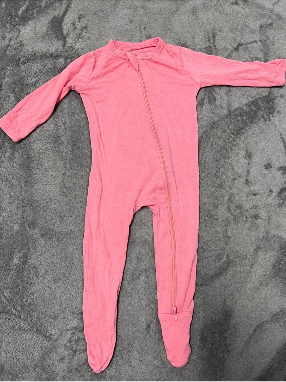 Kyte Baby Pink Bamboo Footie Pajamas Sleeper Size 3-6M